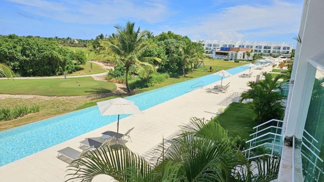 Amazing Penthouse For Sale, Rooftop Terrace, Golf Course View & Beach Access in Cana Bay