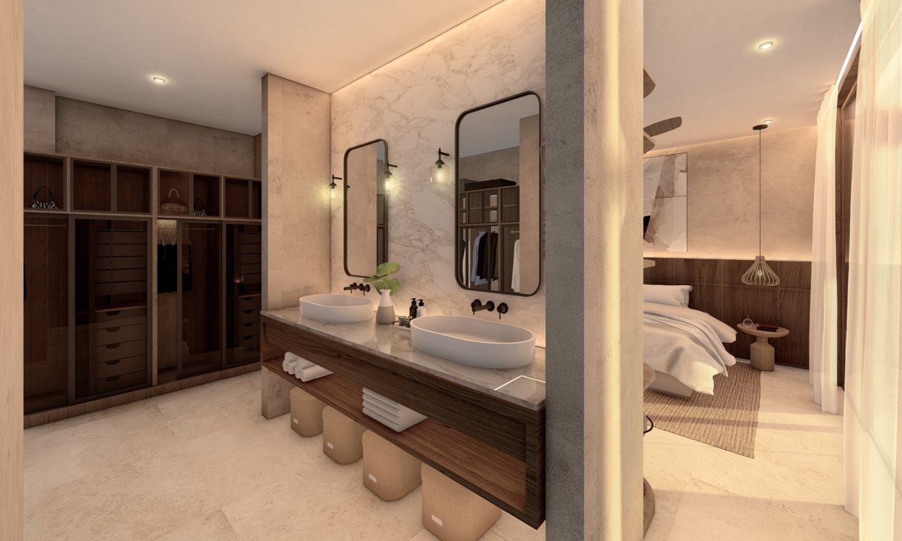 1, 2, 3 & 4 Bedroom Residences: Modern Luxury in the Heart of Playa del Carmen