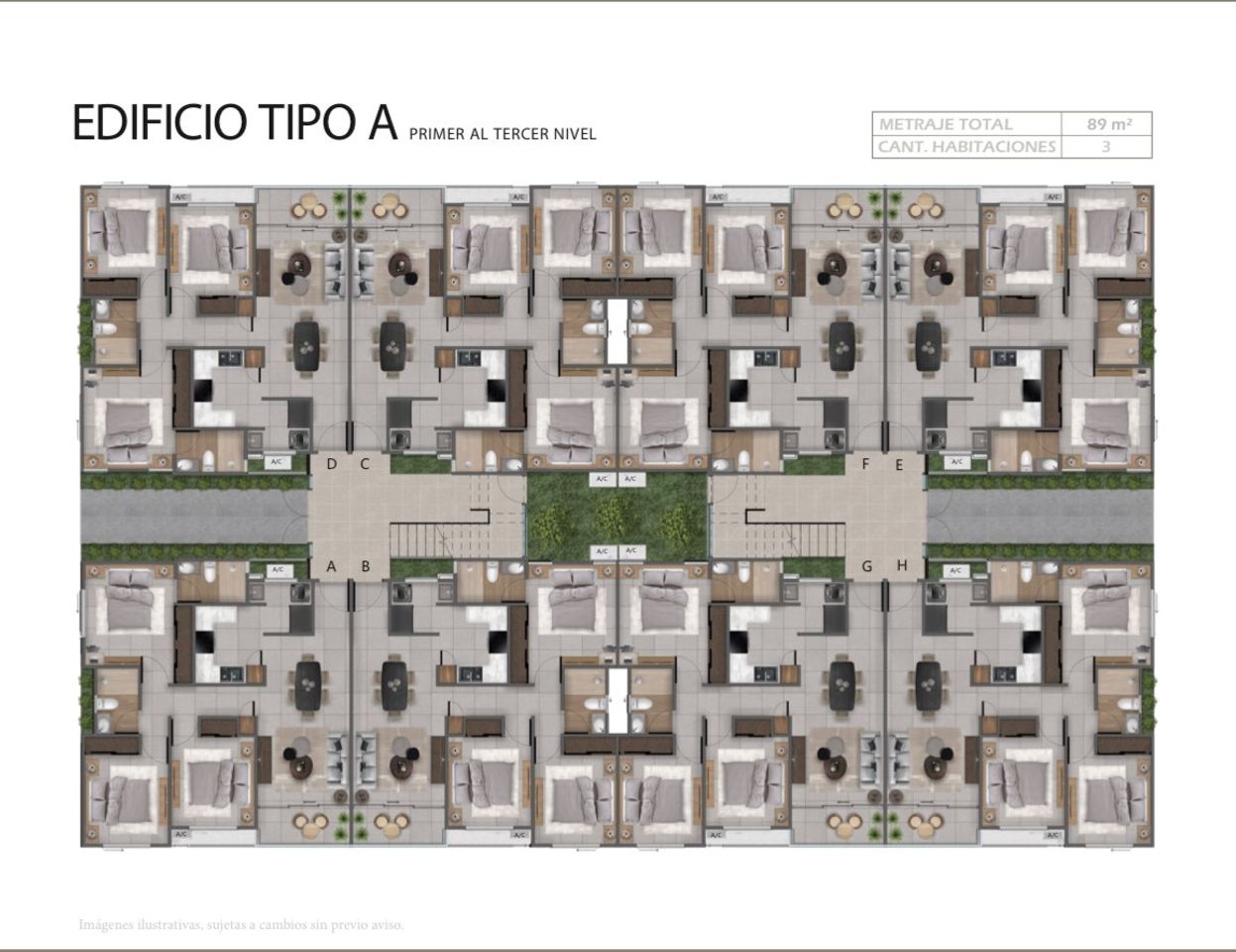 PROYECTO DE APARTAMENTOS EN LA CHARLES DE GAULLE