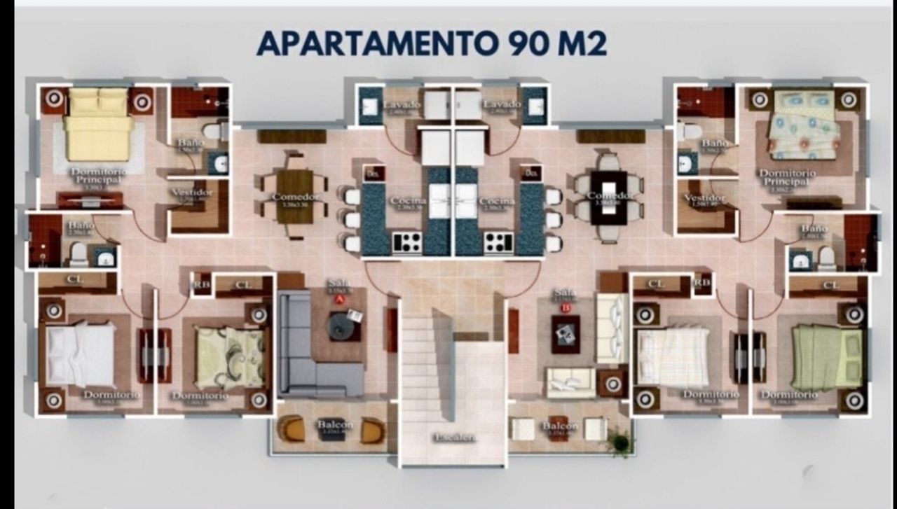 Apartamentos en Venta Av. República De Colombia, Santo Domingo Oeste